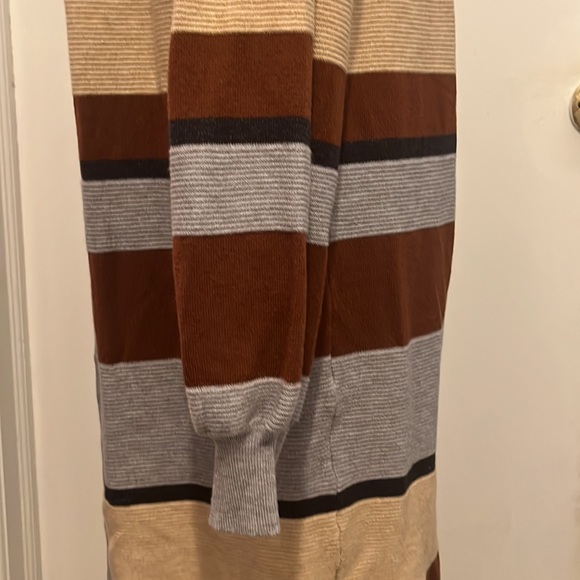 NWT Striped Long Sleeve Cardigan Duster - Picture 7 of 8